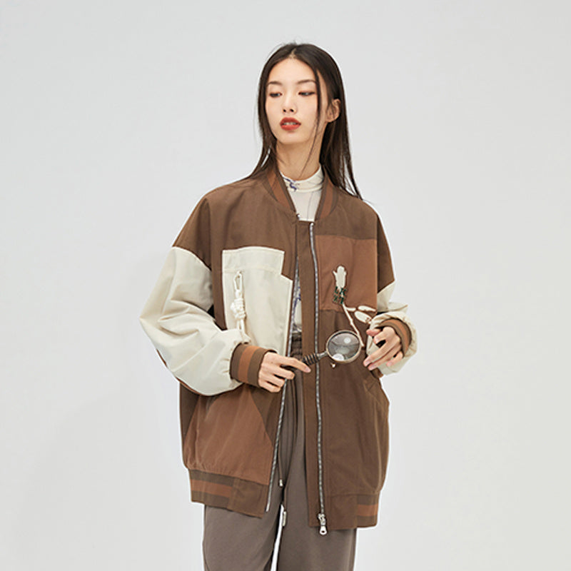 Couples' National Trendy Jackets With Contrast Color Stitching - Bellarte Enchanté Couples' National Trendy Jackets With Contrast Color Stitching